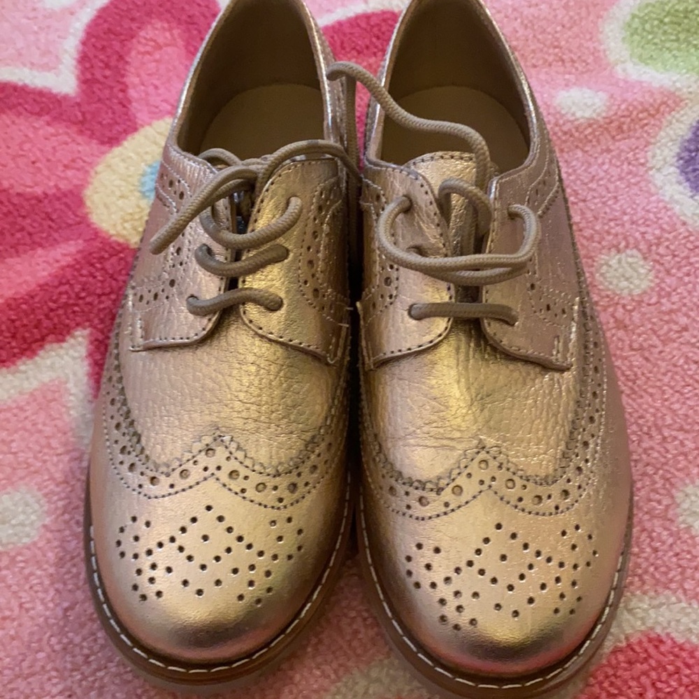 👞Elephantito- Worn once gold shoes